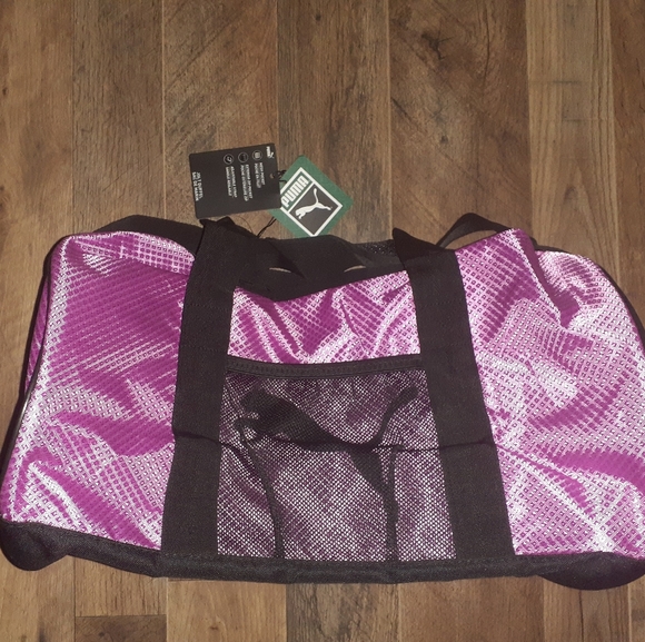 Puma Bags Puma Jolt Duffel Bag Gym Bag Pink Poshmark
